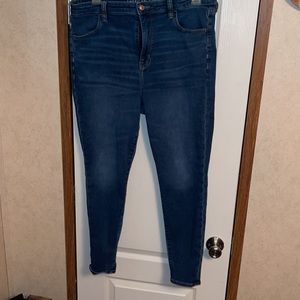 American Eagle next level stretch super high rise jeggings 16 R